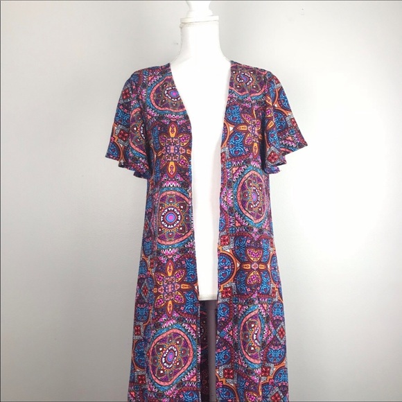 Judith March Multi Color Medallion Duster! - Picture 3 of 8